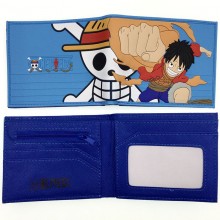 One Piece anime PVC silicone wallet