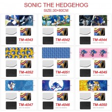Sonic the Hedgehog big mouse pad mat 30*80CM