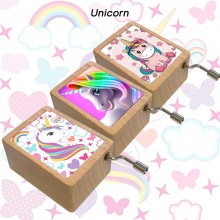 Unicon anime wooden music box