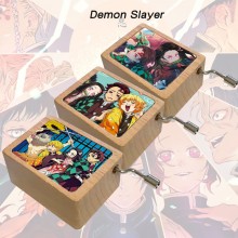 Demon Slayer anime wooden music box