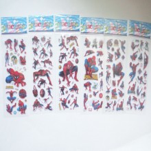Spider-Man anime 3D stickers(price for 10pcs mixed...