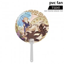 Violet Evergarden anime PVC fan circular fan