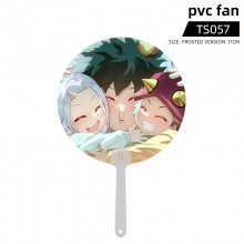 My Hero Academia anime PVC fan circular fans