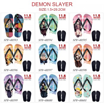 Demon Slayer anime flip flops shoes slippers a pair