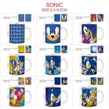 Sonic the Hedgehog anime cup mug