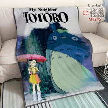 Totoro anime flano flannel blanket quilt