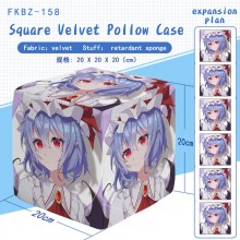 Touhou Project anime square velvet pillow