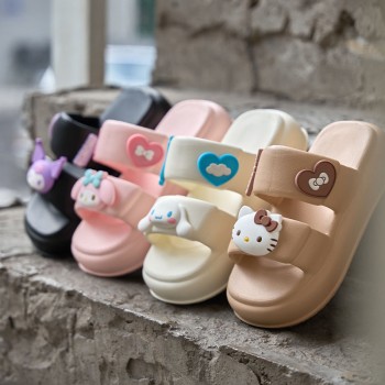 Sanrio Melody kitty Cinnamoroll Kuromi anime eva shoes slippers sandals a pair