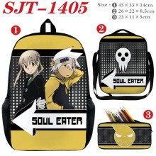 Soul Eater anime nylon backpack bag shoulder penci...