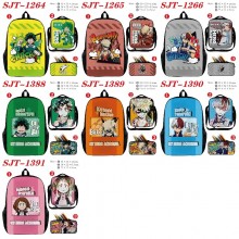 My Hero Academia anime nylon backpack bag shoulder pencil case