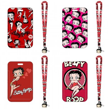 Betty Boop ID cards holders cases lanyard key chain