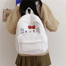 Hello kitty anime plush backpack bag