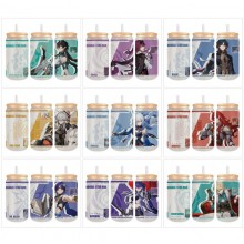 Honkai Star Rail game frosted glass cups 350ml/450...