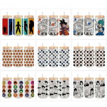 Dragon Ball anime frosted glass cups 350ml/450ml