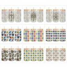 The Legend of Zelda game frosted glass cups 350ml/...