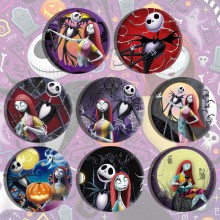 The Nightmare Before Christmas brooch pins set(8pcs a set)58MM