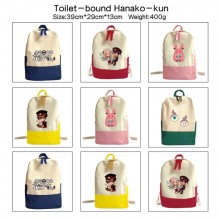 Toilet-bound Hanako-kun anime canvas backpack bag