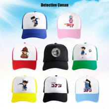 Detective Conan anime mesh baseball caps sun hat