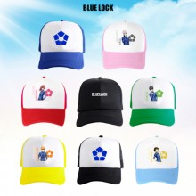 Blue Lock anime mesh baseball caps sun hat