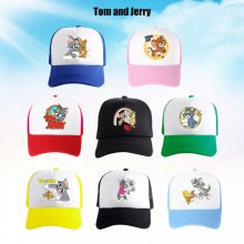 Tom and Jerry anime mesh baseball caps sun hat