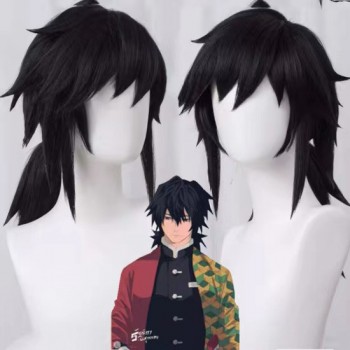 Demon Slayer Tomioka Giyuu anime cosplay wig