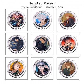 Jujutsu Kaisen anime alloy portable bag hanger hook holder