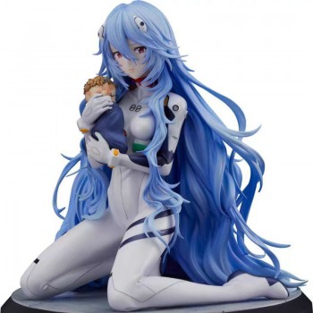 EVA Ayanami Rei kneeling anime figure