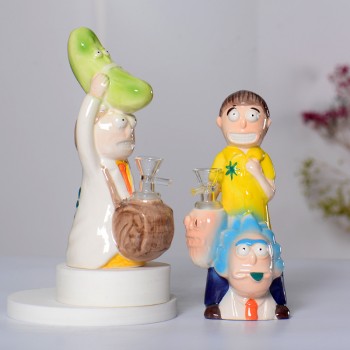 Rick and Morty anime ceramic smoking pipe