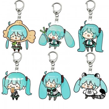 Hatsune Miku anime acrylic key chains