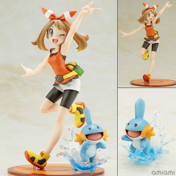 Pokemon May &amp; Mudkip anime figures a set