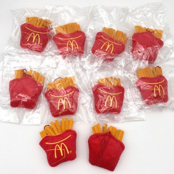 3.2inches French fries plush dolls set(10pcs a set)8cm