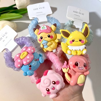 Pokemon Pikachu anime hair rings bands