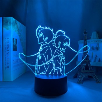 Your Name anime 3D 7 Color Lamp Touch Lampe Nightlight+USB