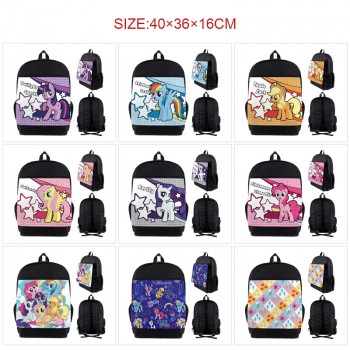 My Little Pony anime nylon backpack bags