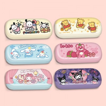 Sanrio Melody Cinnamoroll Kuromi Pochacco anime glass box