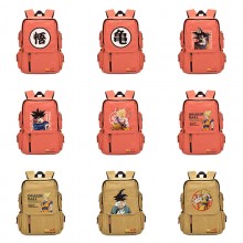 Dragon Ball anime canvas backpack bag