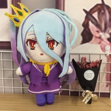 8inches No Game No Life Shiro anime plush doll