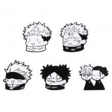 Jujutsu Kaisen anime alloy brooch pins