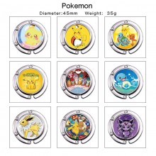 Pokemon anime alloy portable bag hanger hook holder