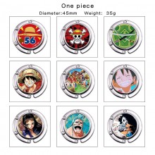 One Piece anime alloy portable bag hanger hook holder