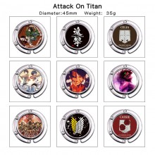 Attack on Titan anime alloy portable bag hanger hook holder