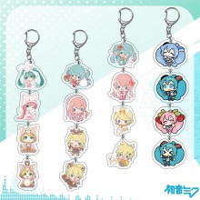 Hatsune Miku anime two-sided acrylic key chains