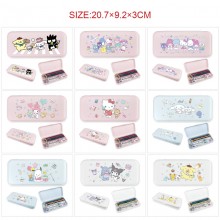 Sanrio Melody kitty Cinnamoroll Kuromi anime PE pen bag pencil case box