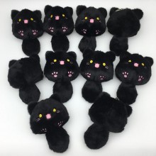 5.5inches the cute black cat anime plush dolls set(10pcs a set)