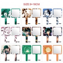 My Hero Academia anime handheld makeup SPA salon compact cosmetic mirrors