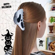 Scream scary Ghostface cosplay hairpin
