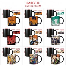 Haikyuu anime color changing mug cup 400ml