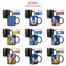 Sonic the Hedgehog anime color changing mug cup 400ml