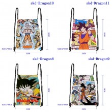 Dragon Ball anime drawstring backpack bags