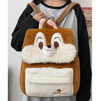 Cute Squirrel anime plush backpack bag